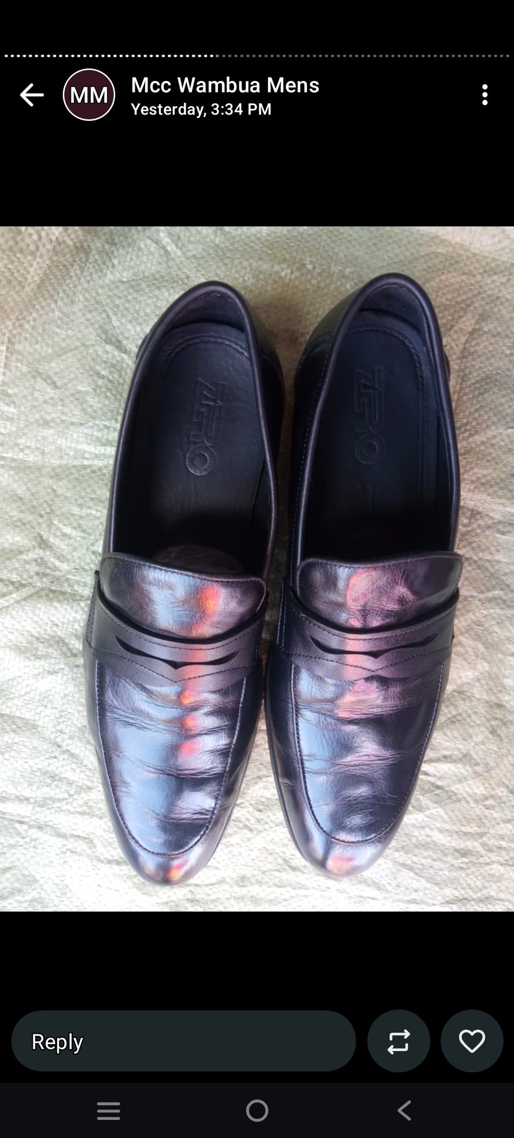 MFLO Men's Classic Penny Loafers - Black Leather