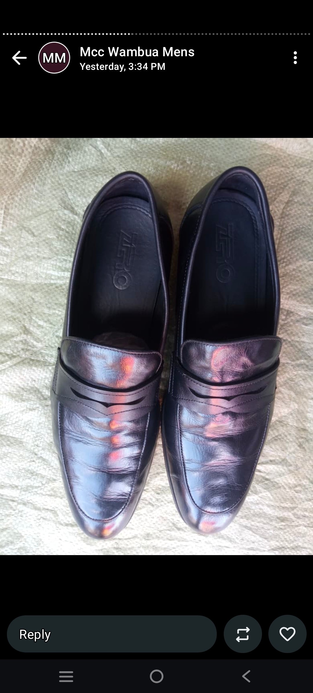 MFLO Men's Classic Penny Loafers - Black Leather