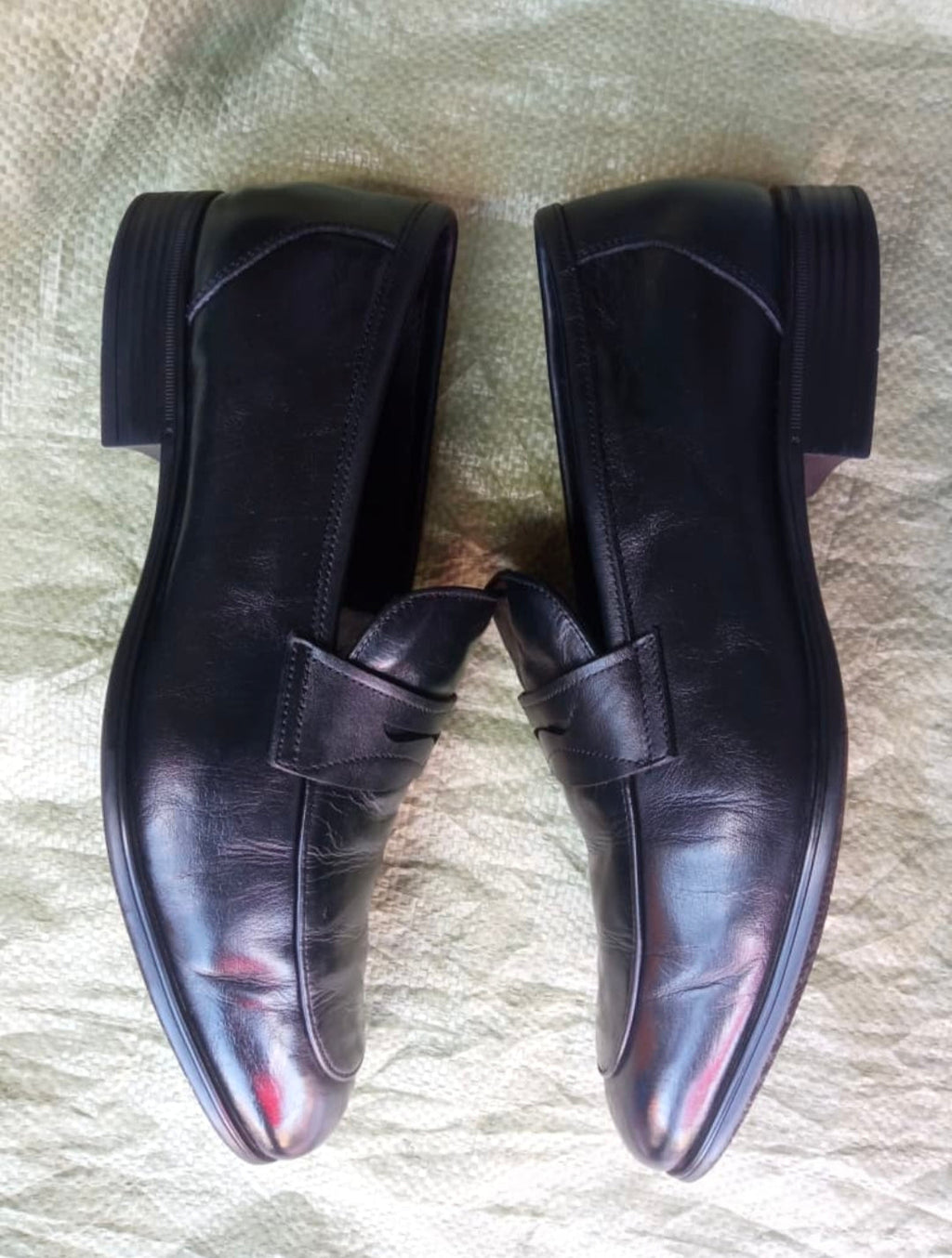 MFLO Men's Classic Penny Loafers - Black Leather