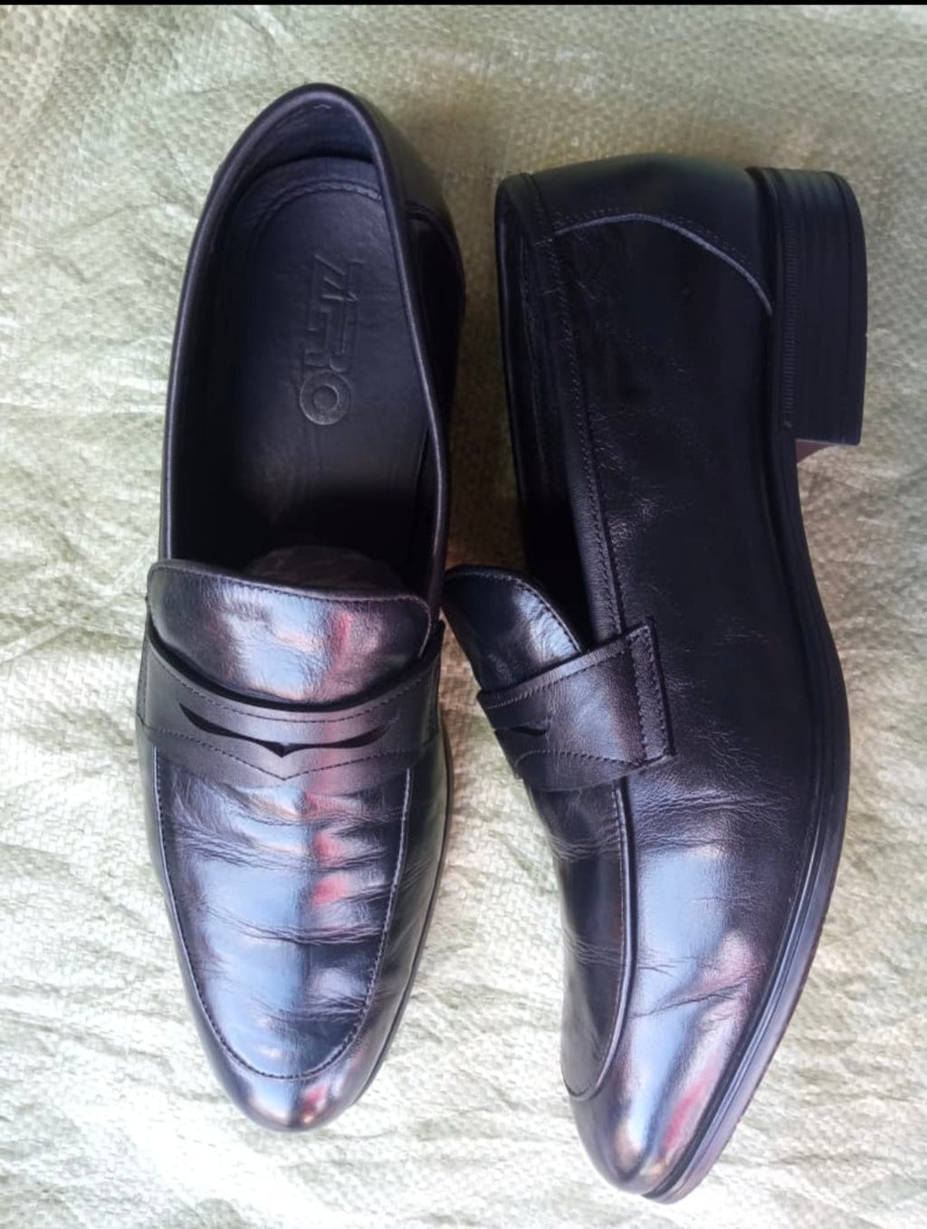 MFLO Men's Classic Penny Loafers - Black Leather