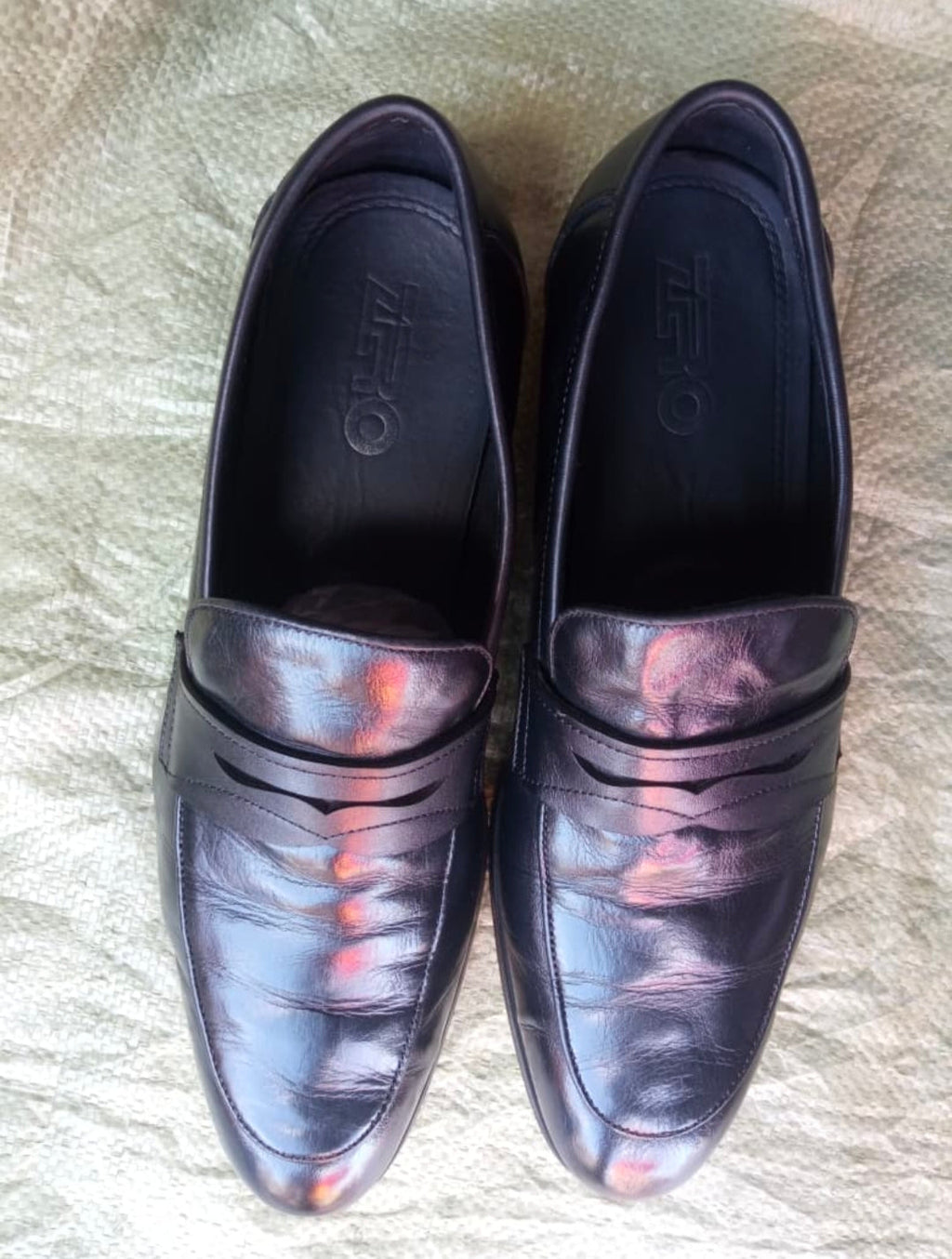 MFLO Men's Classic Penny Loafers - Black Leather