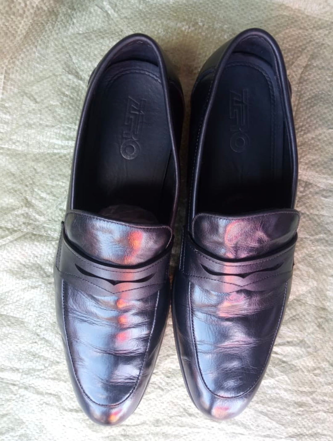 MFLO Men's Classic Penny Loafers - Black Leather