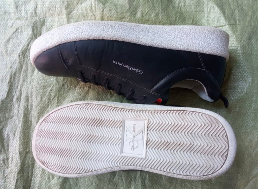 Calvin Klein Jeans Men's Sneakers - Black Leather