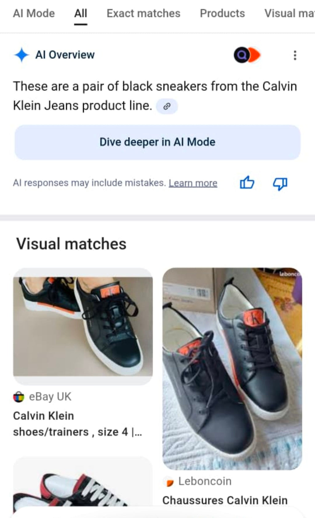 Calvin Klein Jeans Men's Sneakers - Black Leather