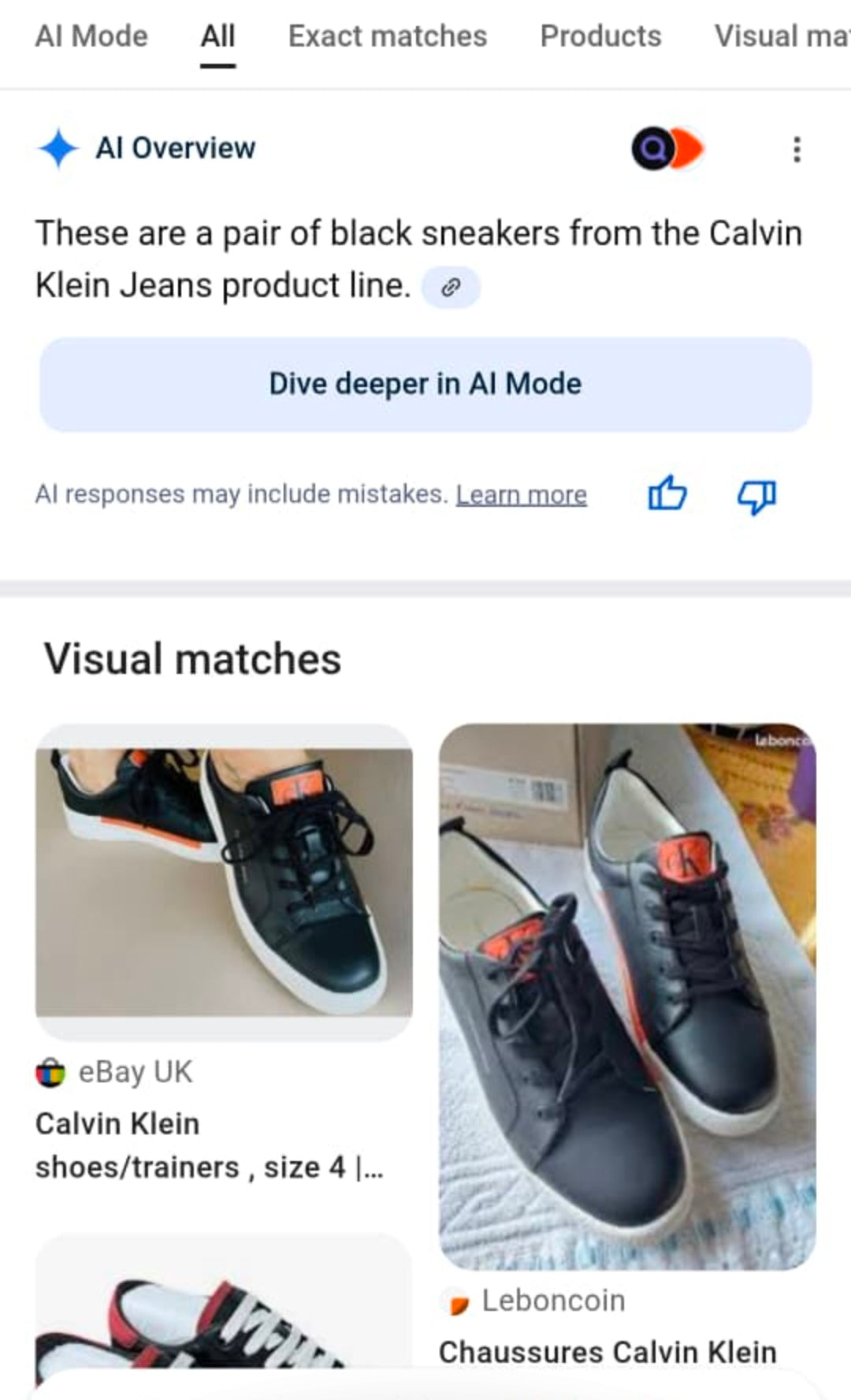 Calvin Klein Jeans Men's Sneakers - Black Leather