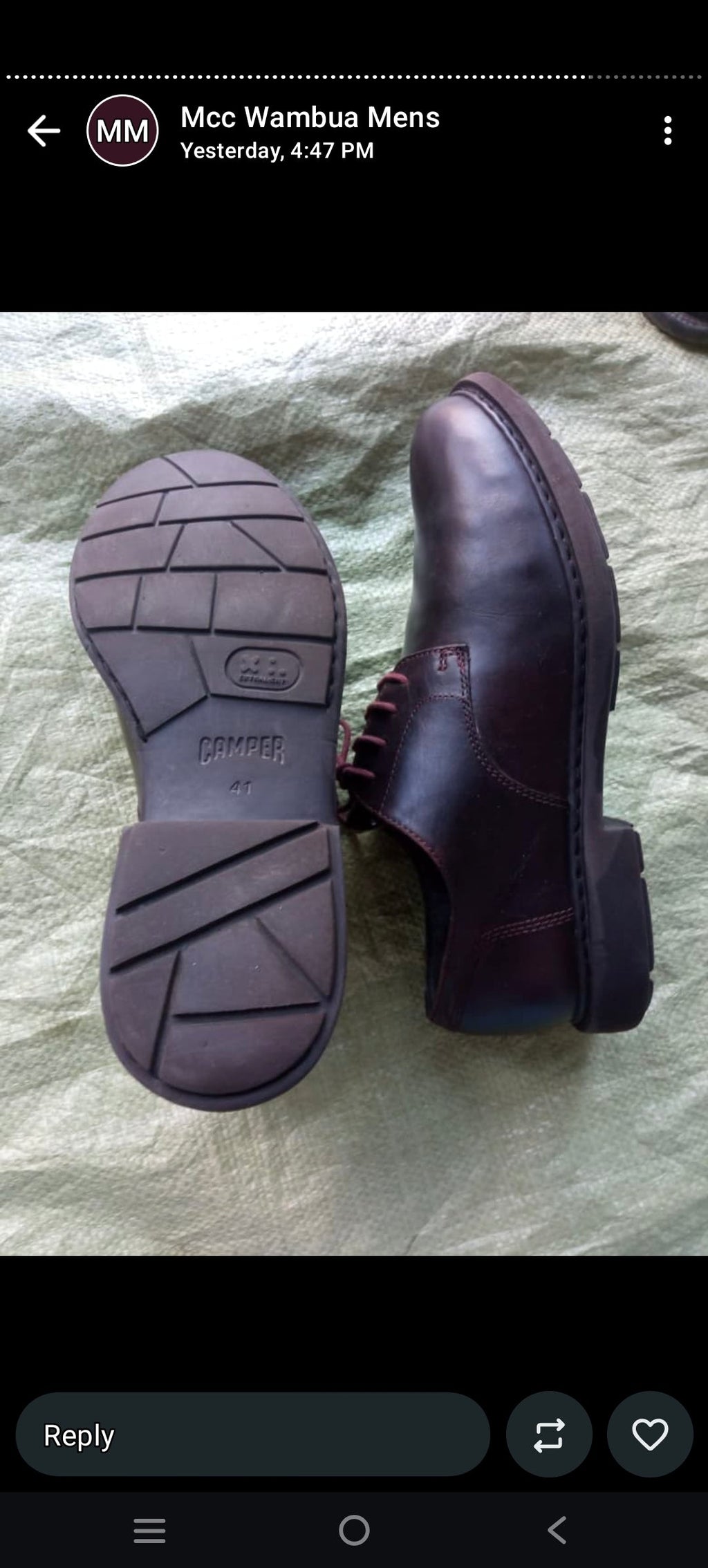 Camper Neuman Derby Shoes - Brown Leather