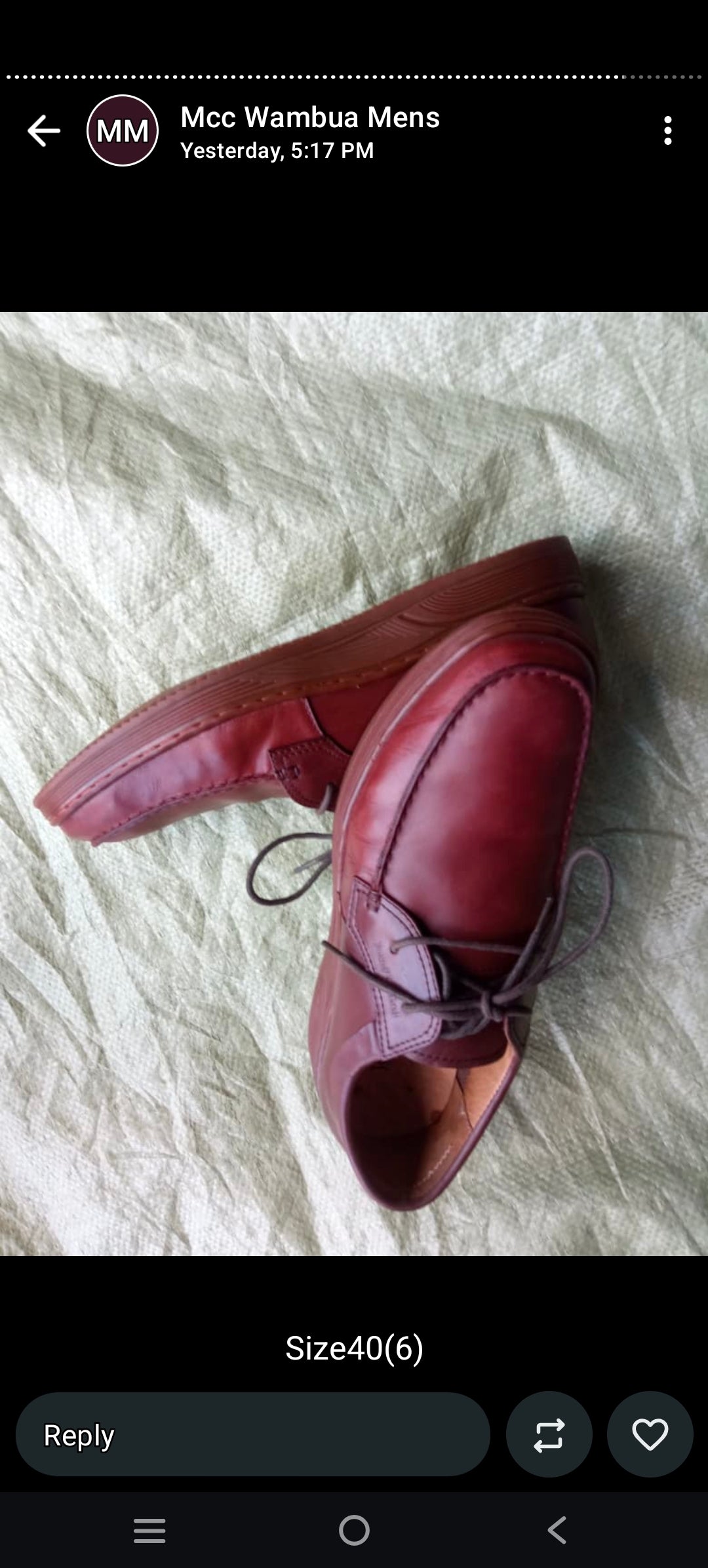 Josef Seibel Men's Driving Loafers - Burgundy Leather Size 40(6)