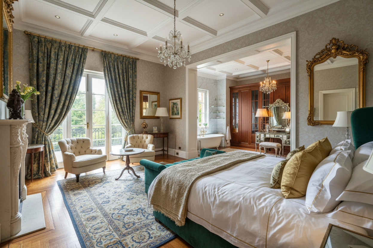 Luxurious master suite