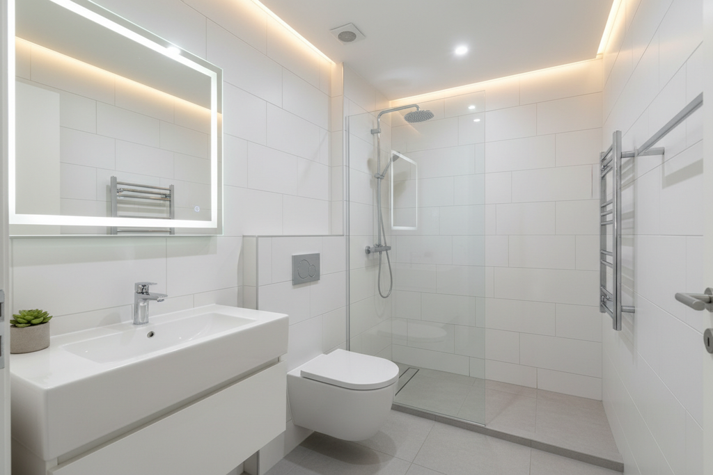 Clean private bathroom