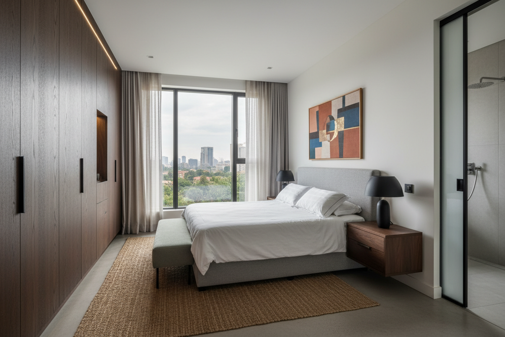Master bedroom with en-suite