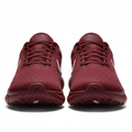 Burgundy athletic running sneakers - front pair view
