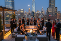 Exclusive rooftop party