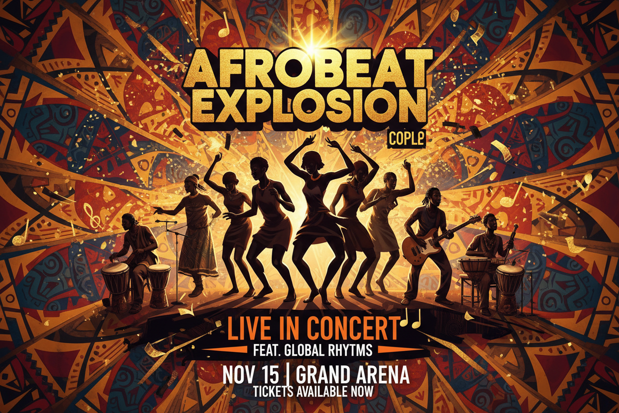 Afrobeat Night Live concert poster