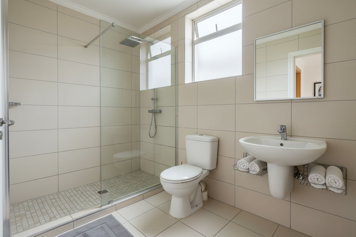 Clean bathroom