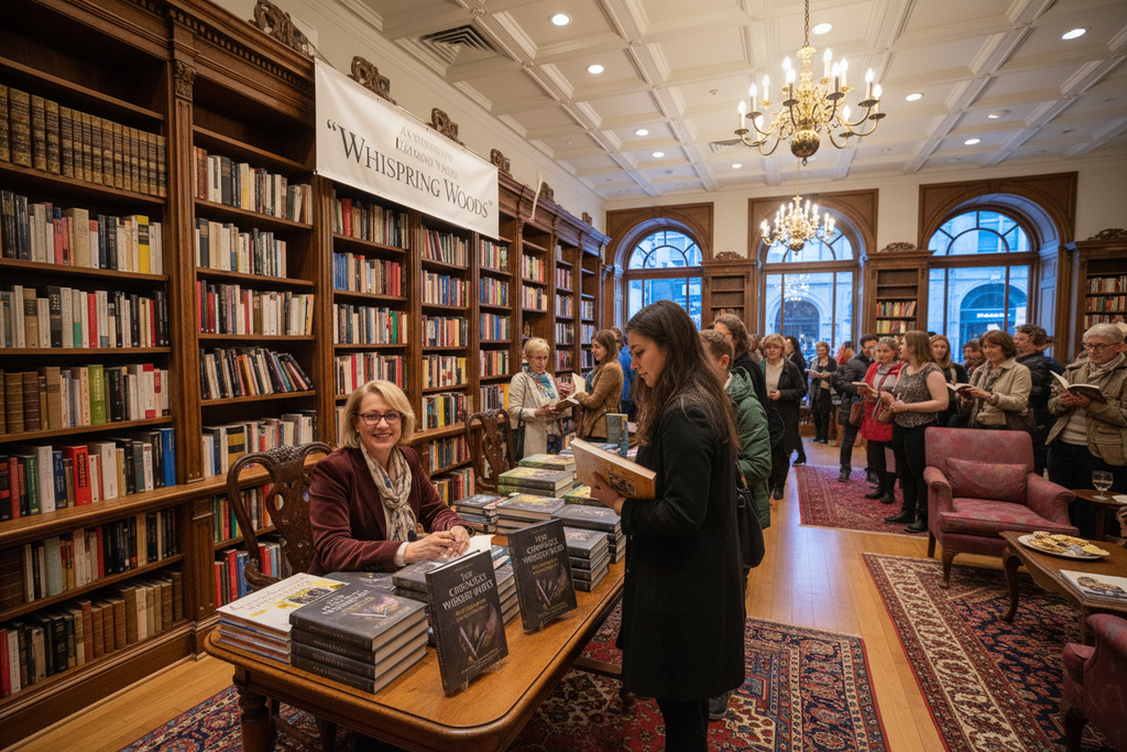 Author book signing event