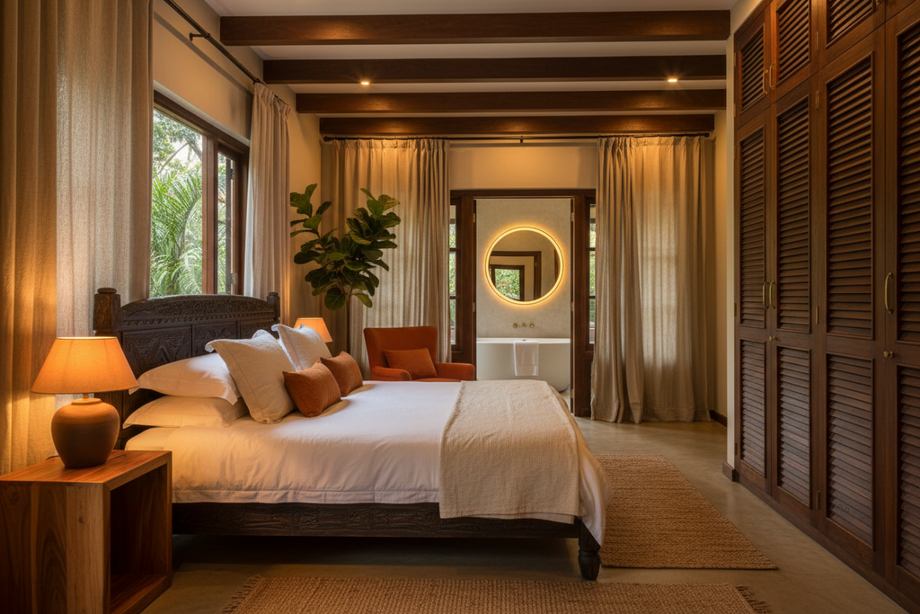 Master bedroom with en-suite