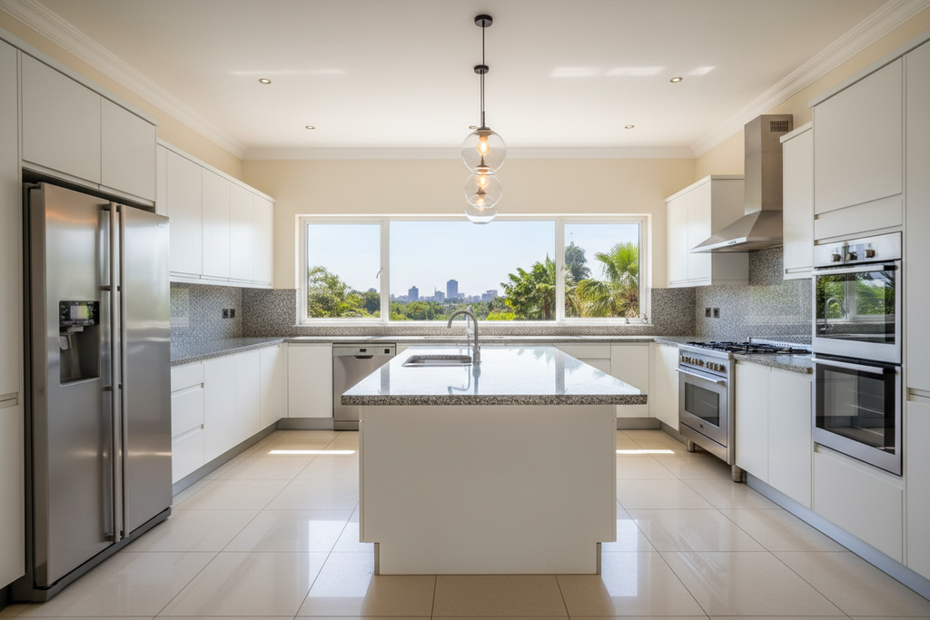Modern fitted kitchen