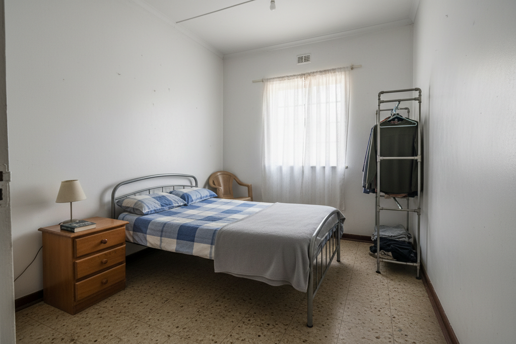 Single room interior