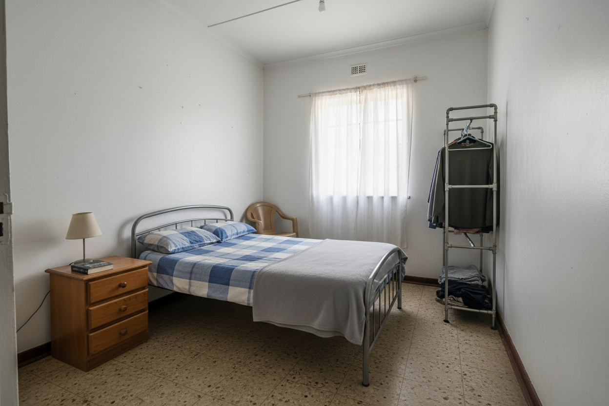 Single room interior