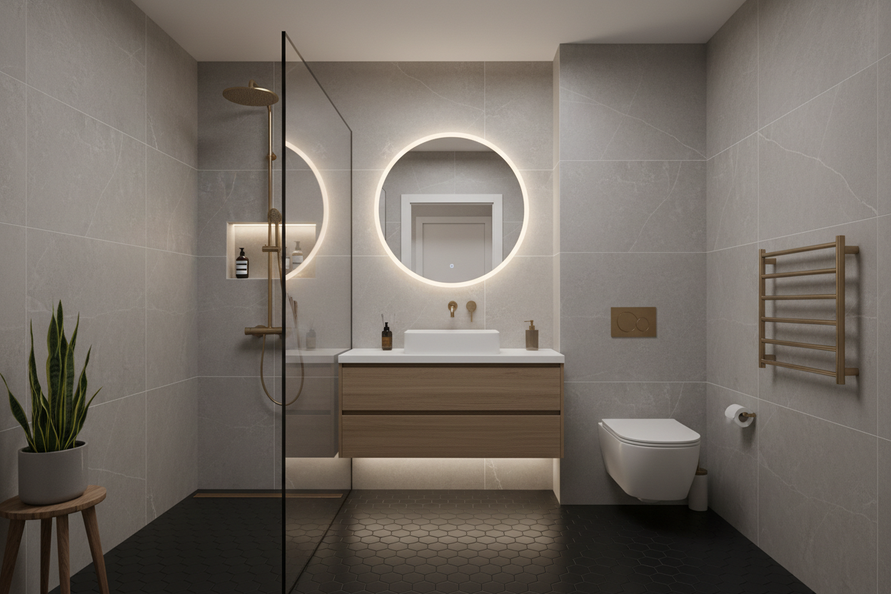 Contemporary bathroom