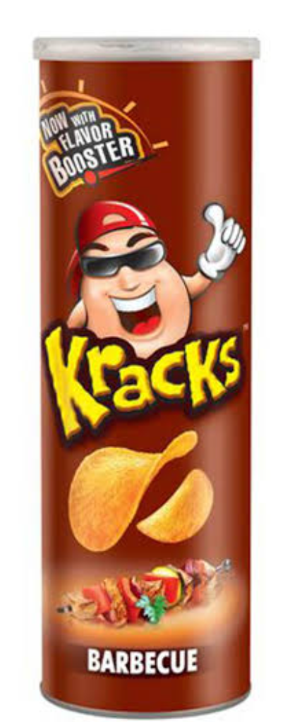 Kracks Potato Crisps Bbq 110G