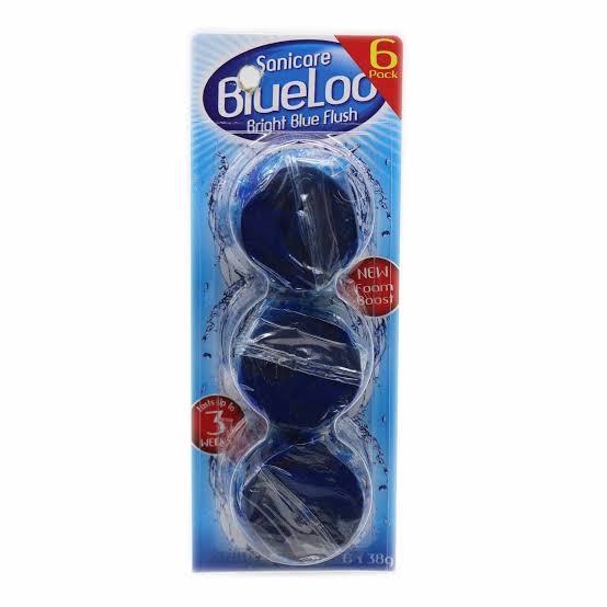 Sanicane Blueloo Cistern Toilet Blocks Blue Tray 6Pcs