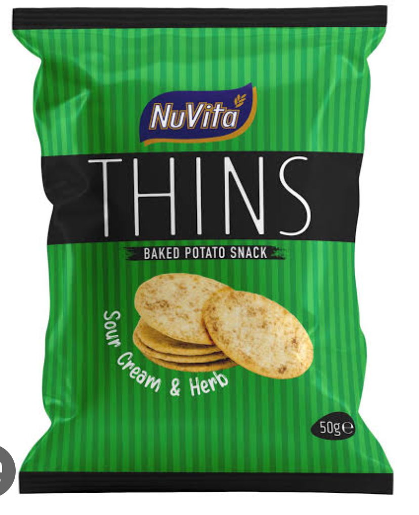 Nuvita Thins Sour Cream & Herb 50G