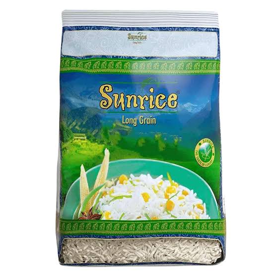 Sunrice Long Grain Rice 2Kg