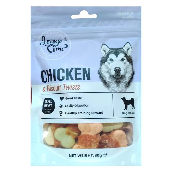 Jerky Time Dog Chicken Biscuit 80G