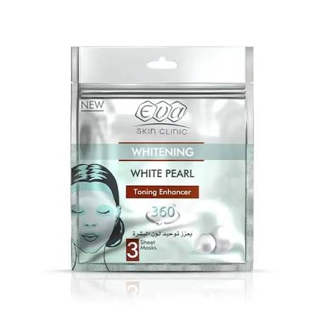 Eva White Pearl Sheet Masks