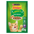 Purina Friskies Chicken In Gravy Wet Cat Food 85G