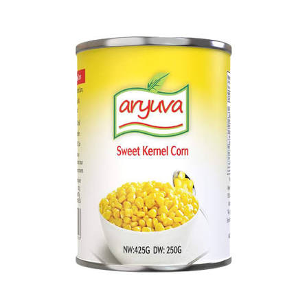 Aryuva Sweet Kernel Corn In Brine