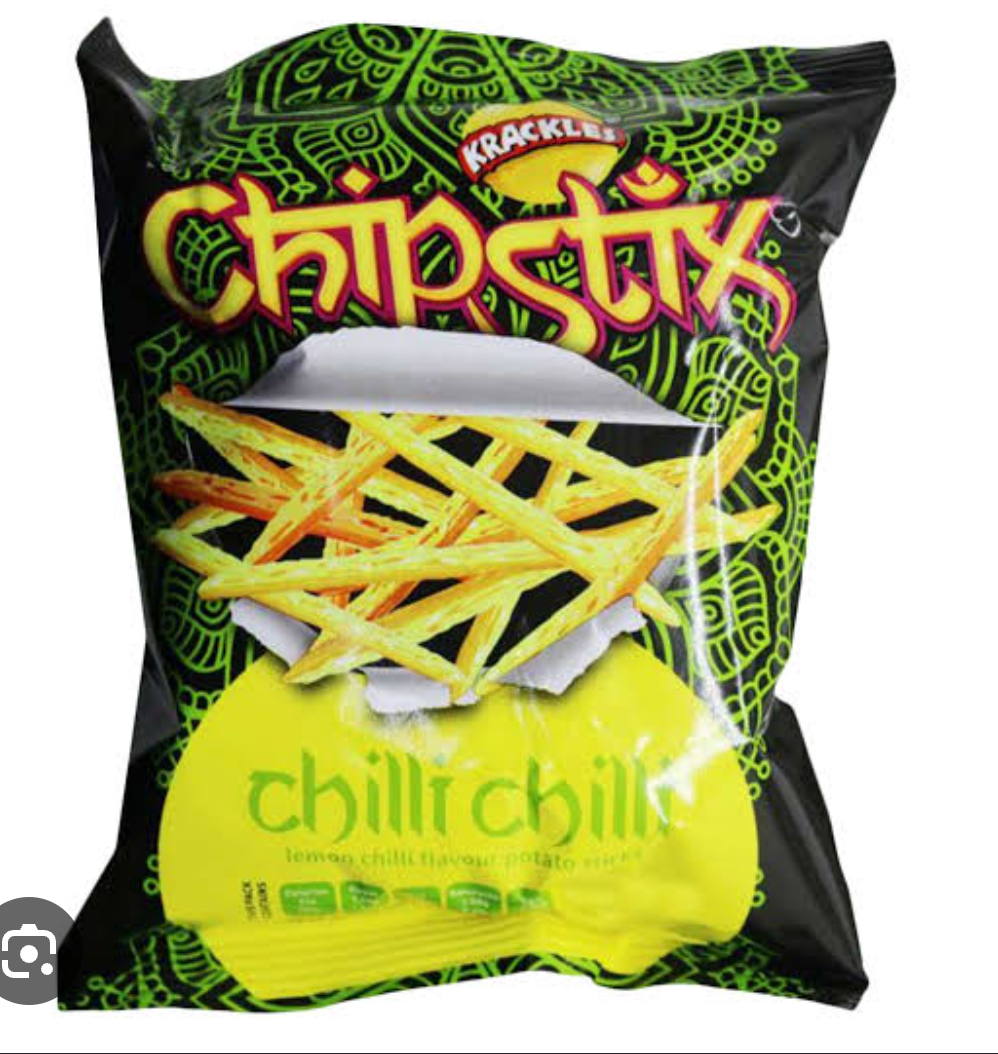 Krackles Chipstix Chilli 49G