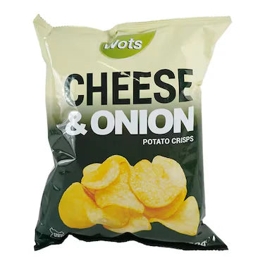 Wots Potato Crisps Cheese & Onion