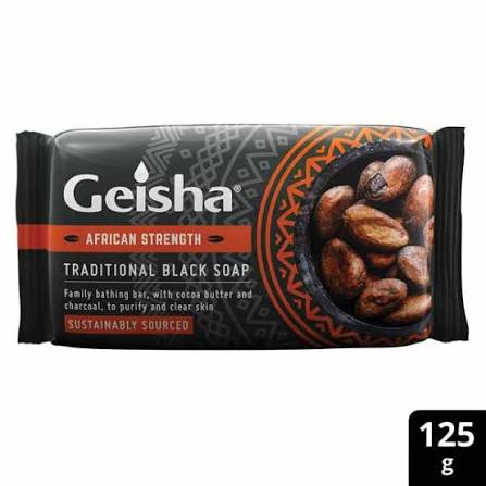 Geisha Black Soap 125g