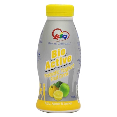 Bio Active Probiotic Yogurt Yuzu Apple And Lemon 350Ml