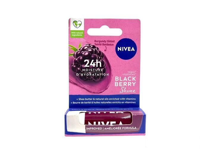 Nivea Lip Balm Bberry Shine 4.8G
