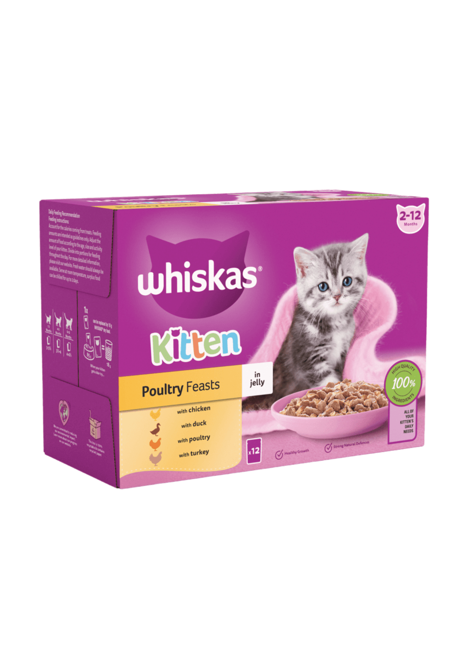 Whiskas Kitten Pouches Poultry