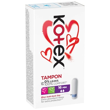 Kotex Mini Tampons 16Pcs