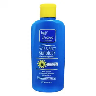 Lady Diana Spf50 Sun Block Lotion