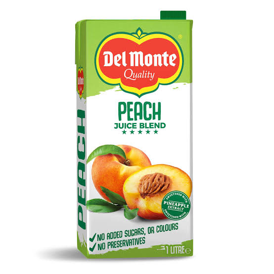Delmonte Peach Juice 1L