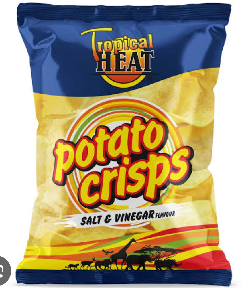 Tropical Heat Potato Crisps Salted 115G