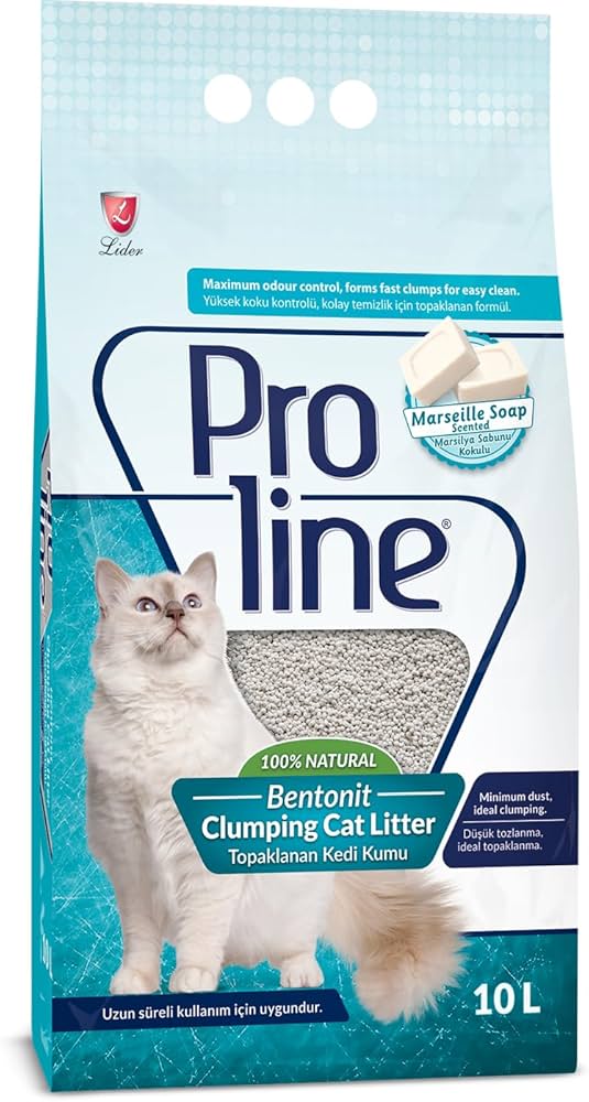 Proline Marseille Soap Scented Bentonite Clumping Cat Litter 10L