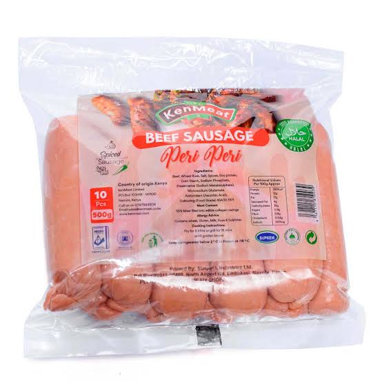 Kenmeat Beef Sausage Peri