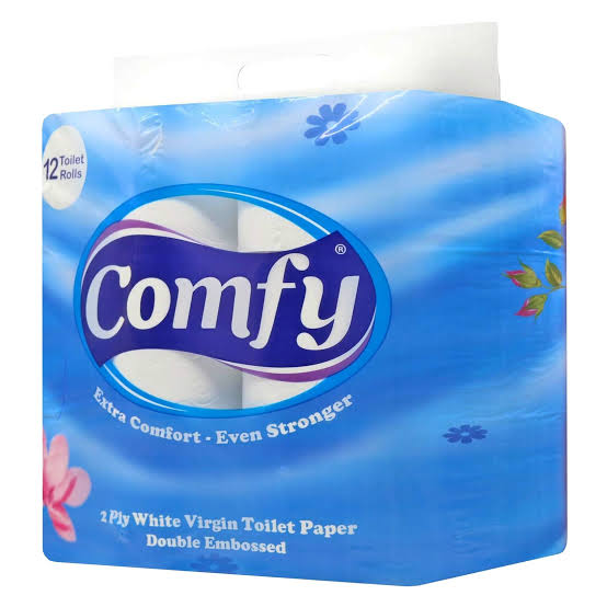 Comfy White Laminated Tissue 12 Pack