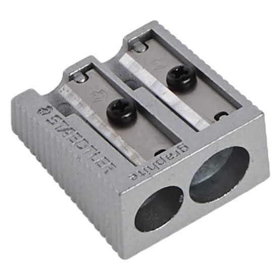 Staedtler Sharpener 2 Hole Metal 2Pcs
