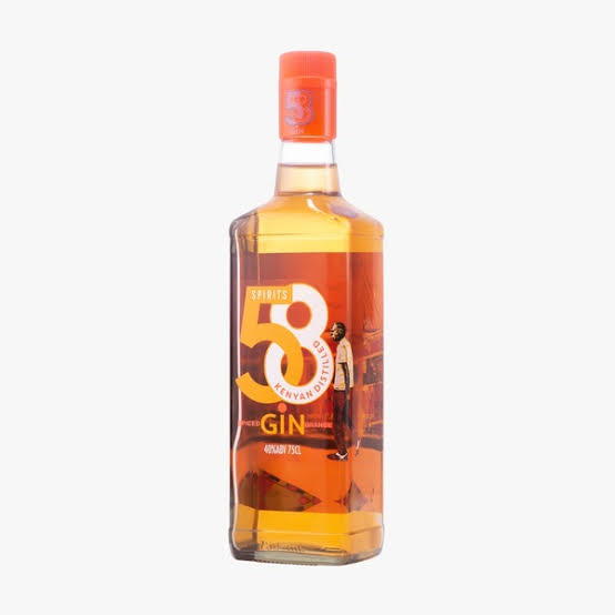 58 SPICED ORANGE GIN 750ML