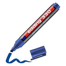 Edding 330 Blue Permanent Marker (B)
