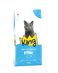 King Plus Fish Cat Food 15Kg