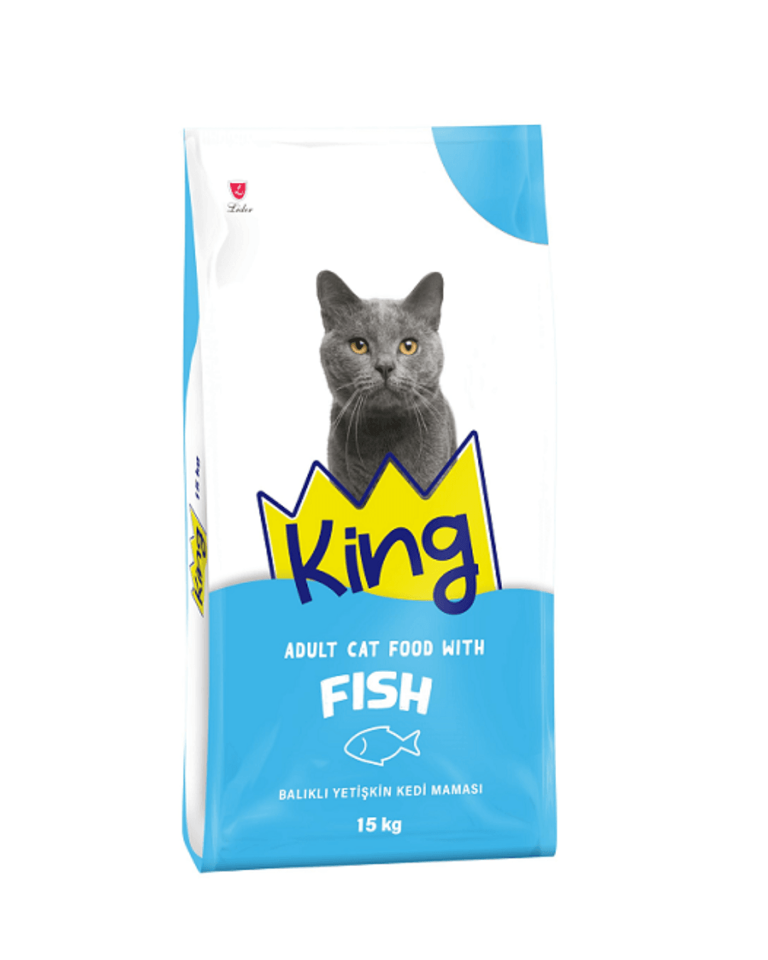 King Plus Fish Cat Food 15Kg